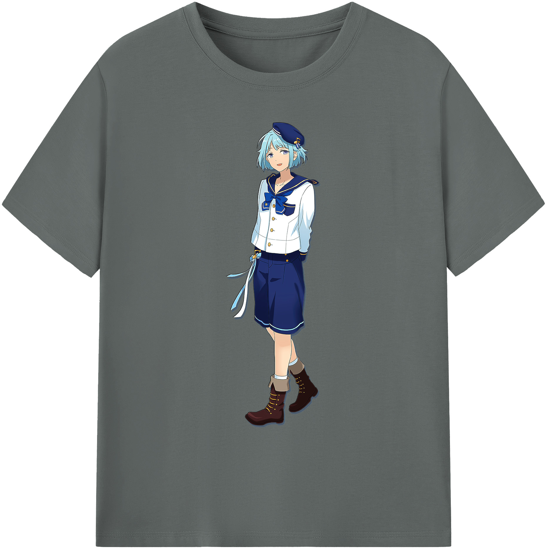 （画像用） あんさんぶるスターズ! Ensemble Stars 綿100％ メンズ半袖Tシャツ｜肌触りやわらか＆通気性